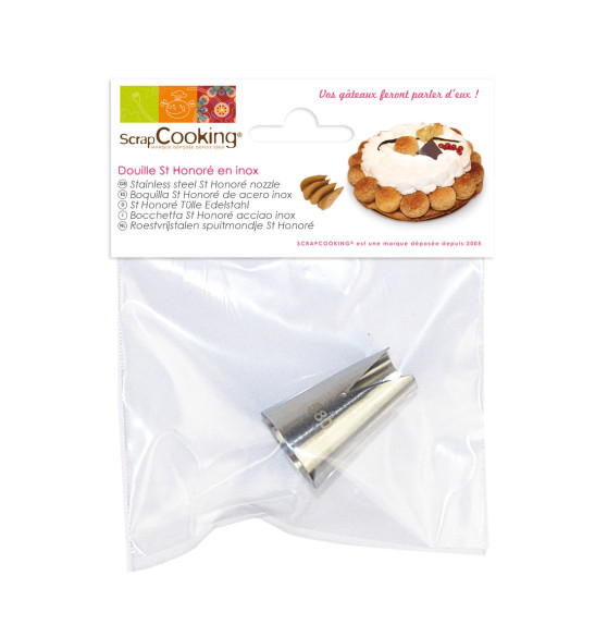 Stainless steel Saint Honoré piping tip