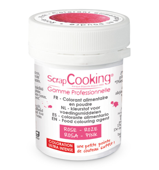 Colorant alimentaire en poudre rose 5 gr Colorant alimentaire en poudre rose 5 gr