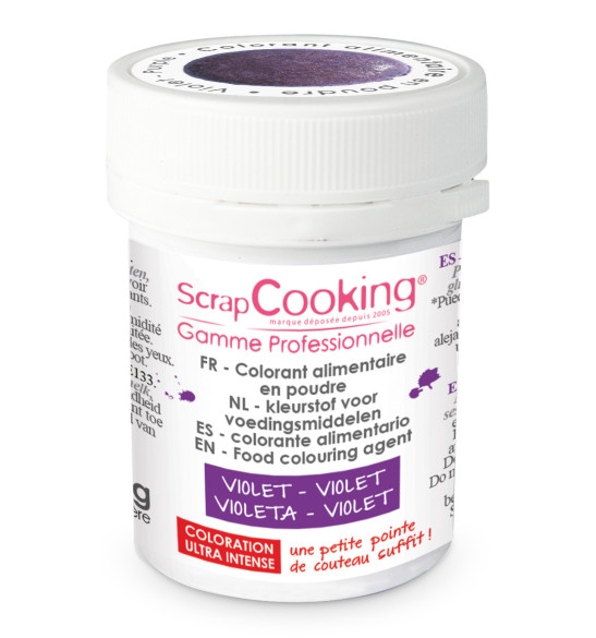 Colorant alimentaire en poudre violet 5 gr Colorant alimentaire en poudre violet 5 gr