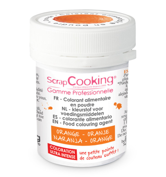 Colorant alimentaire en poudre orange 5 gr Colorant alimentaire en poudre orange 5 gr