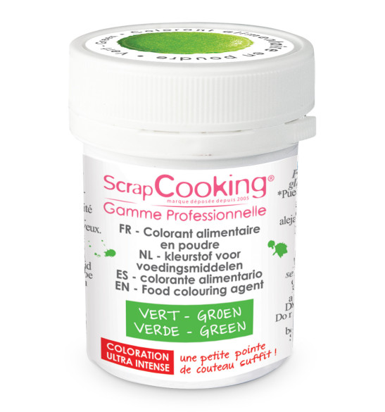 Colorant alimentaire en poudre vert 5g Colorant alimentaire en poudre vert 5g