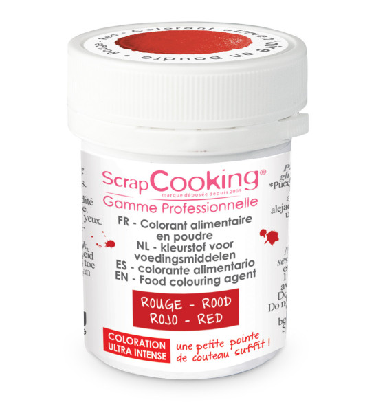 Colorant alimentaire en poudre rouge 5 gr Colorant alimentaire en poudre rouge 5 gr
