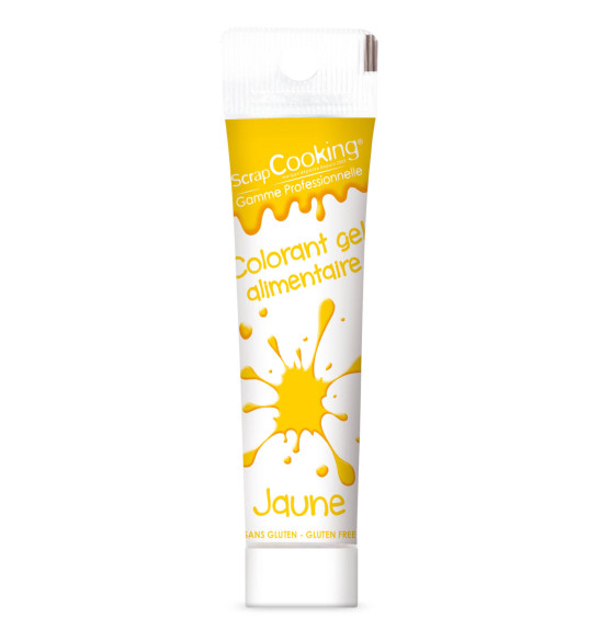 Colorant gel alimentaire jaune 20 gr Colorant gel alimentaire jaune 20 gr