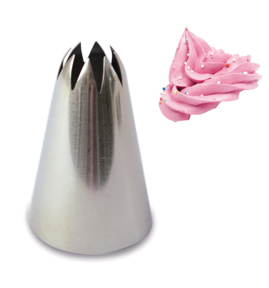 Stainless steel star piping tip Stainless steel star piping tip