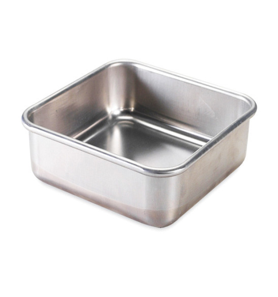 Moule inox carré 21cm x H8 cm Moule inox carré 21cm x H8 cm