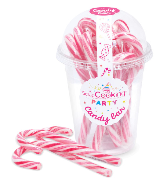 Boite 8 Candy cannes rouge /blanc Boite 8 Candy cannes rouge /blanc