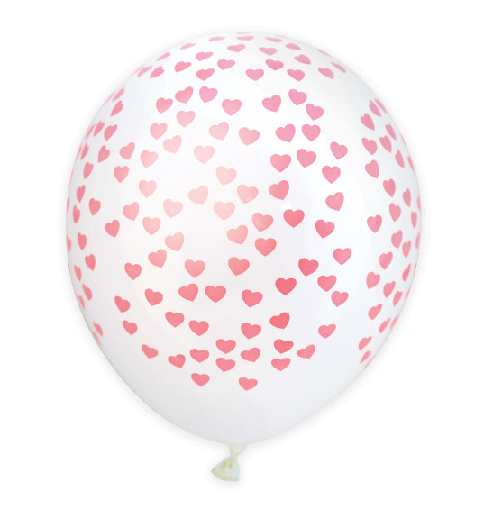 6 ballons coeurs 6 ballons coeurs