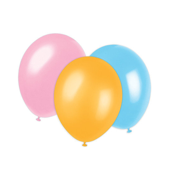 6 ballons assortis Ø 25 cm 6 ballons assortis Ø 25 cm
