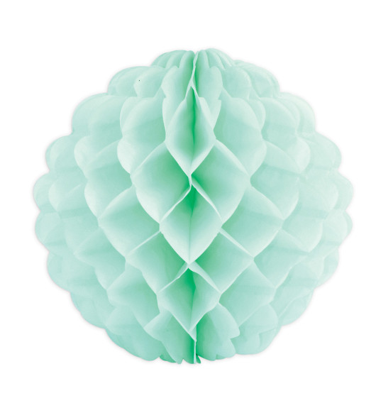 Boule alvéolée vert d'eauØ 25 cm Boule alvéolée vert d'eauØ 25 cm