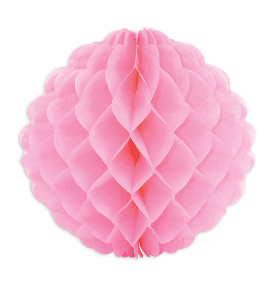 Boule alvéolée rose Ø 25 cm Boule alvéolée rose Ø 25 cm