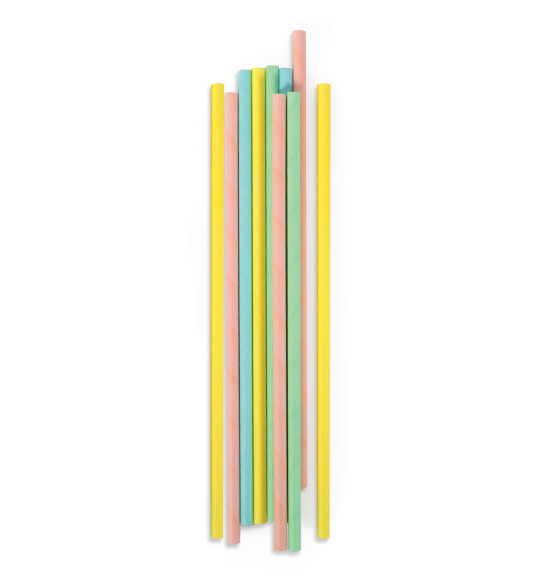 20 Pailles cartonnées "pastel" 20 Pailles cartonnées "pastel"