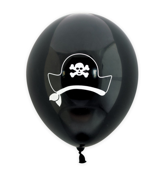 6 ballons "pirate"Ø 25 cm 6 ballons "pirate"Ø 25 cm