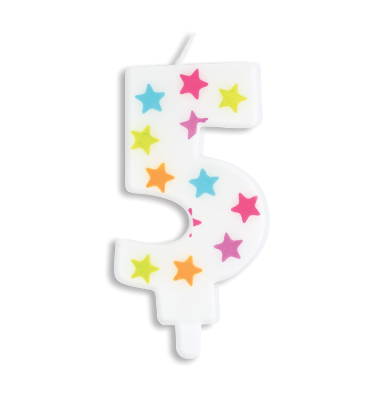 Number candle 5