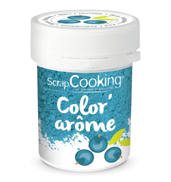 Color'arôme bleu / myrtille 10g Color'arôme bleu / myrtille 10g