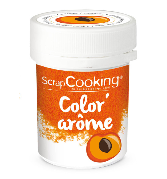 Color'arôme orange / abricot 10g Color'arôme orange / abricot 10g