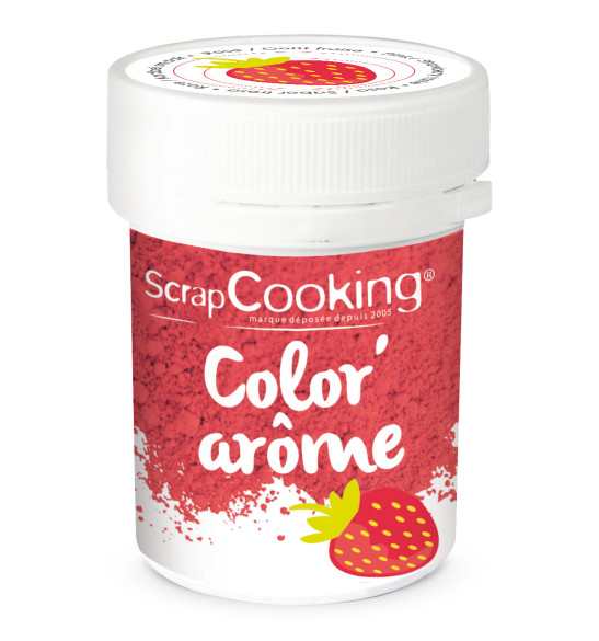 Color'arôme rose / fraise 10 gr Color'arôme rose / fraise 10 gr