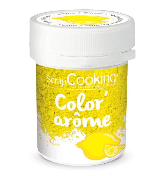 Color'arôme jaune / citron 10g Color'arôme jaune / citron 10g