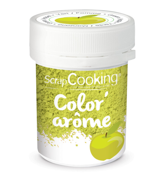 Color'arôme vert / pomme 10g Color'arôme vert / pomme 10g