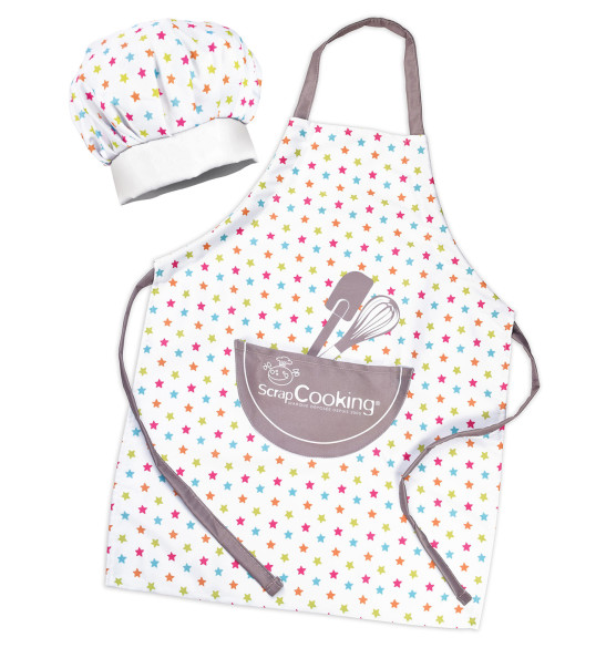 Set tablier + toque enfant ScrapCooking® Set tablier + toque enfant ScrapCooking®