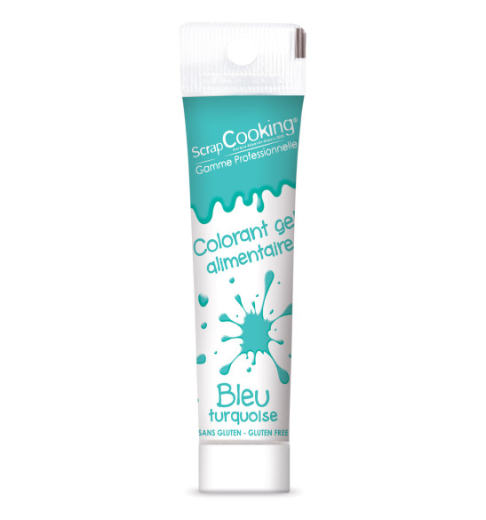 Colorant gel alimentaire bleu turquoise 20g Colorant gel alimentaire bleu turquoise 20g