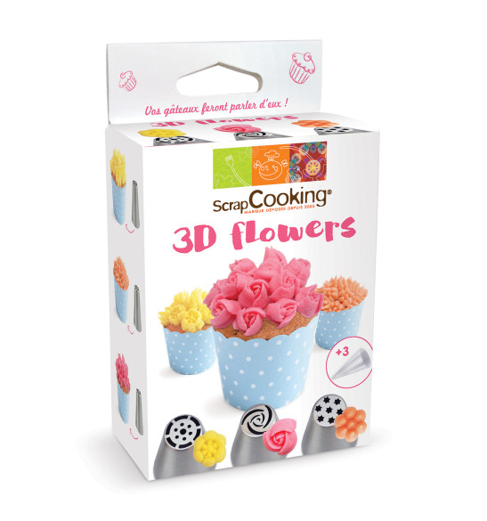 Kit douilles russes 3D flowers Kit douilles russes 3D flowers