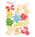 Christmas-themed multi-cookie cutter sheet