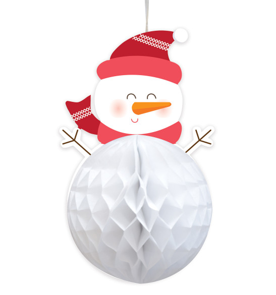 Bonhomme de neige alvéolé Bonhomme de neige alvéolé