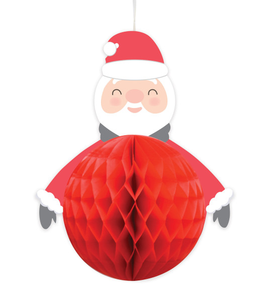 Père noël alvéolé Père noël alvéolé