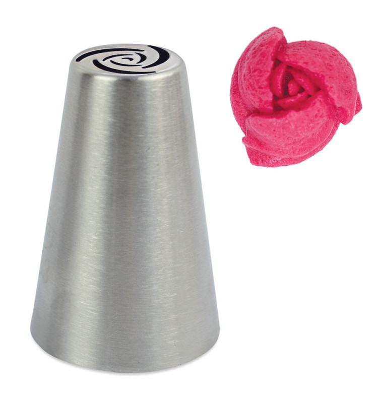 Douille russe rose en inox Ø 1,8 cm