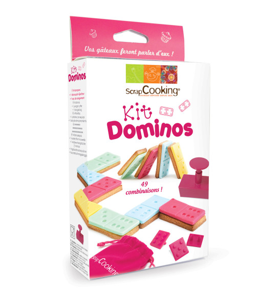 Kit Dominos pour biscuits et pâte à sucre Kit Dominos pour biscuits et pâte à sucre