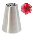 Stainless steel Russian wild rose piping tip