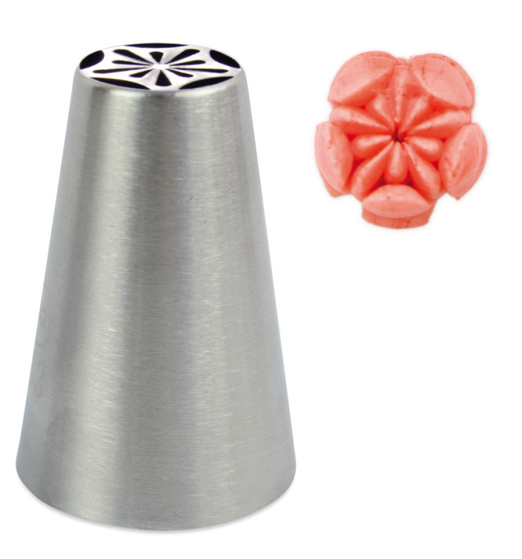 Stainless steel Russian peony piping tip