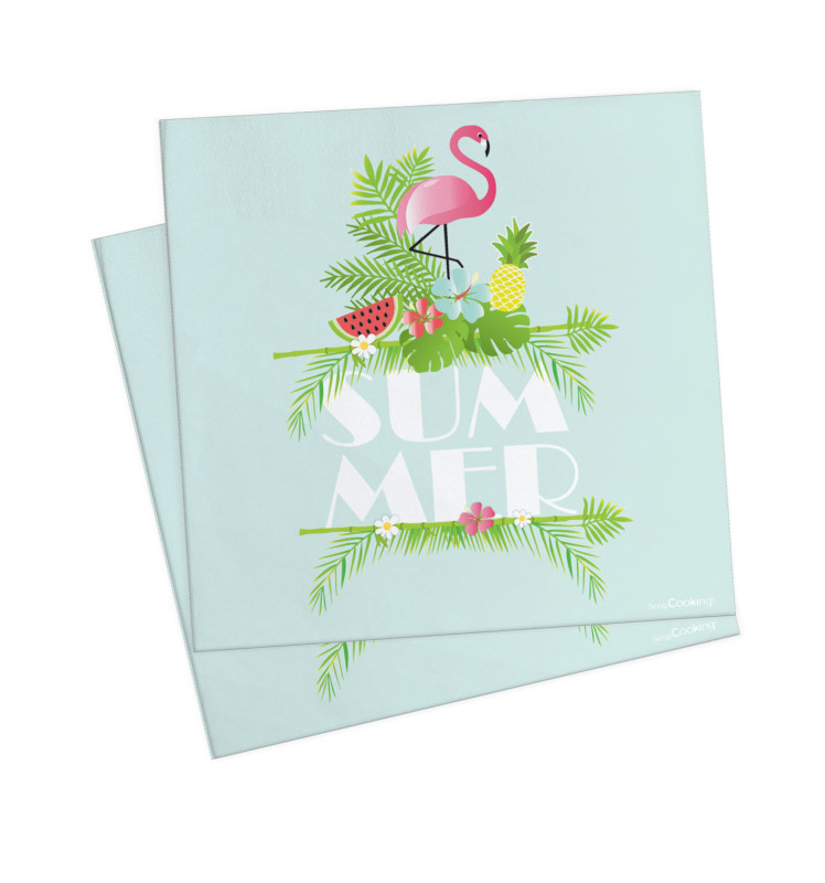 20 serviettes summer