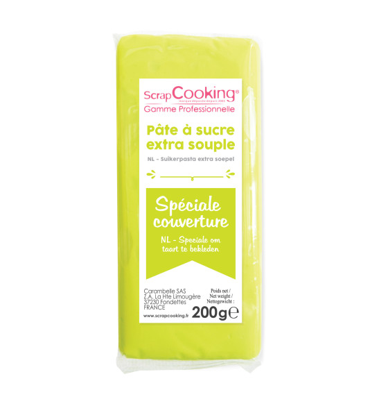 Lime green fondant cake covering 200g Lime green fondant cake covering 200g