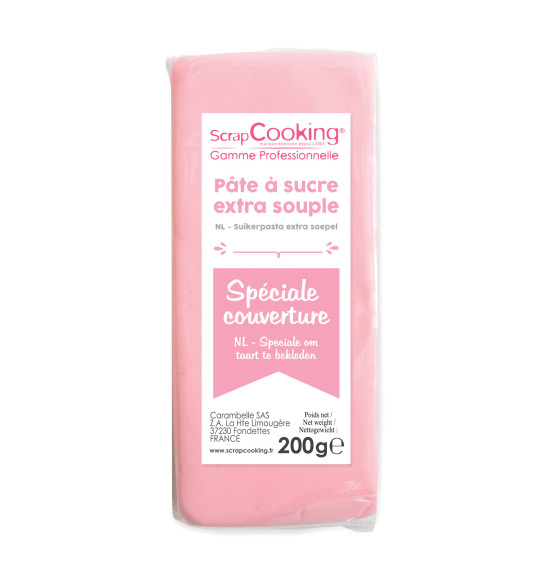Pink fondant cake covering 200g Pink fondant cake covering 200g