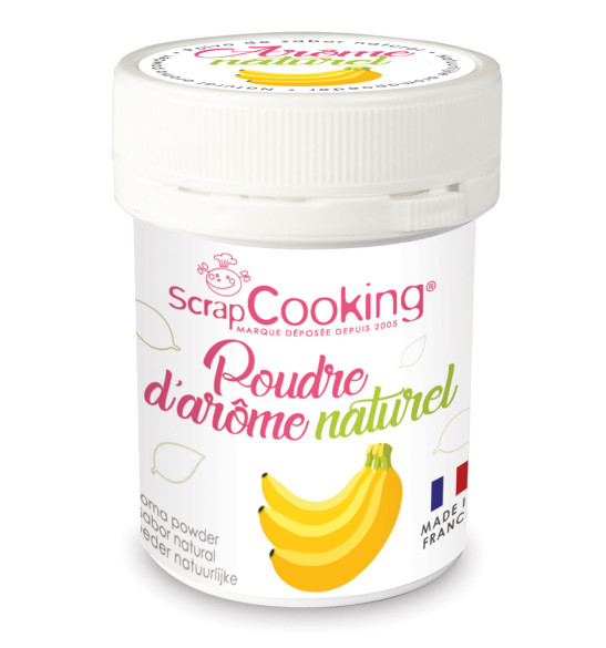 Pot de poudre d'arôme naturel banane Pot de poudre d'arôme naturel banane