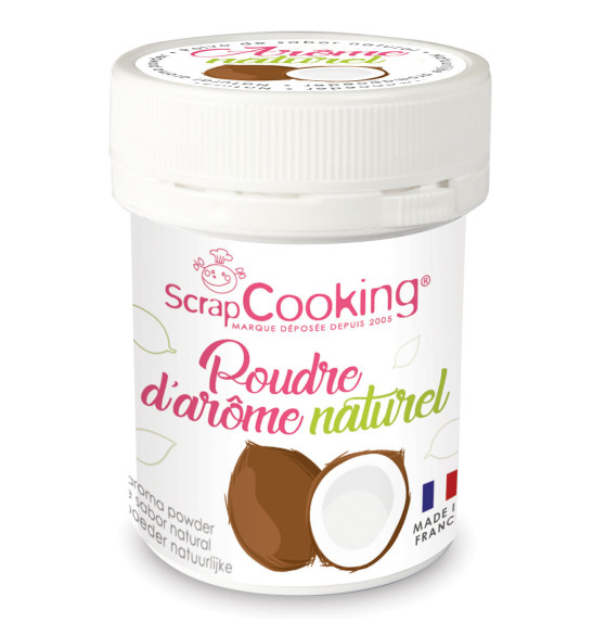 Pot de poudre d'arôme naturel noix de coco Pot de poudre d'arôme naturel noix de coco