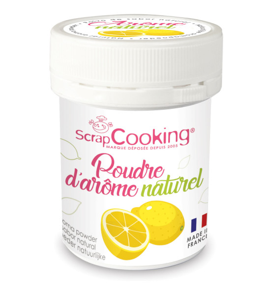 Pot de poudre d'arôme naturel citron Pot de poudre d'arôme naturel citron