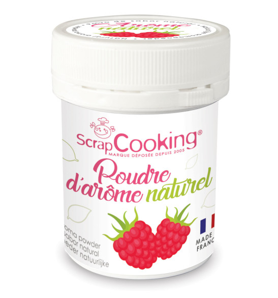 Pot de poudre d'arôme naturel framboise Pot de poudre d'arôme naturel framboise
