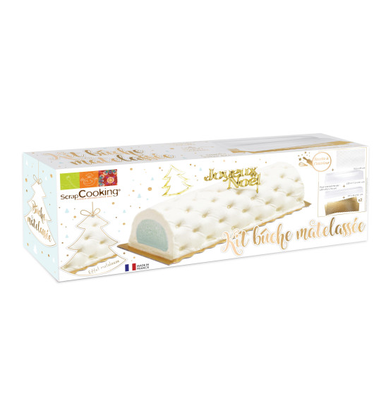 Kit moule semi rigide bûche matelassée Kit moule semi rigide bûche matelassée
