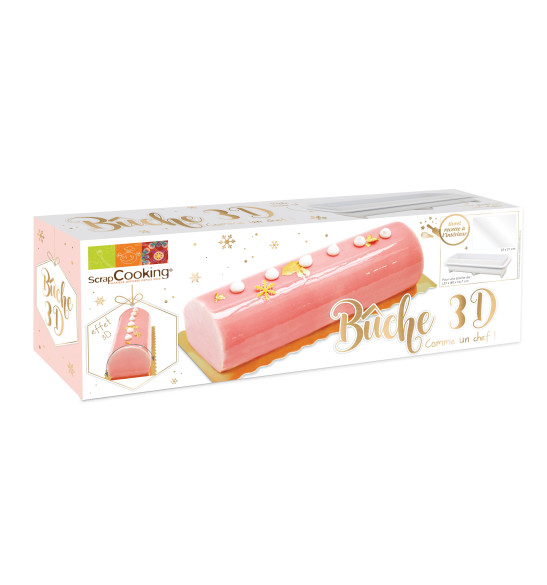 Kit moule bûche 3D Kit moule bûche 3D