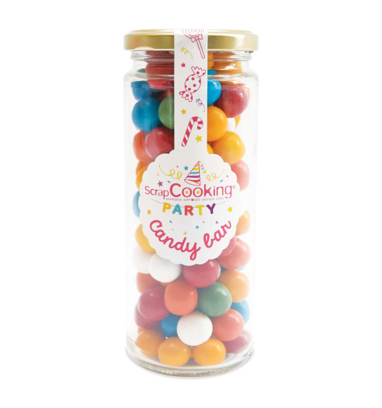 Bubble gum glass jar 285g Bubble gum glass jar 285g