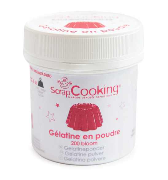 Pot de gélatine en poudre Pot de gélatine en poudre