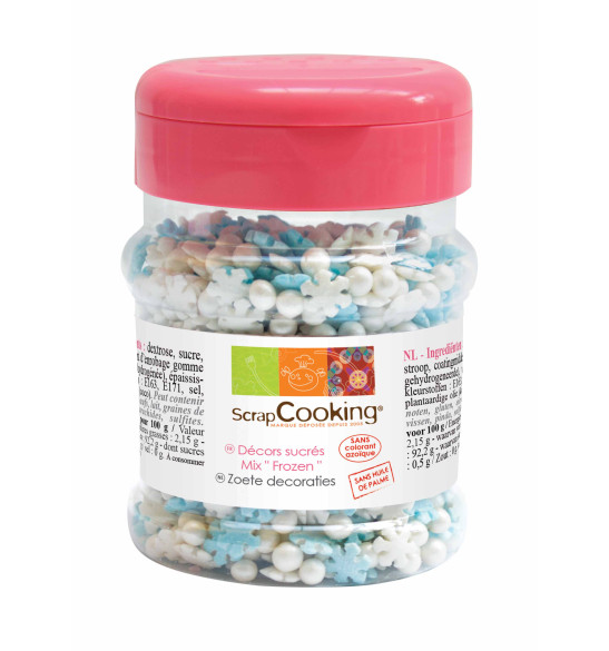 Pot de décors sucrés Mix Frozen Pot de décors sucrés Mix Frozen