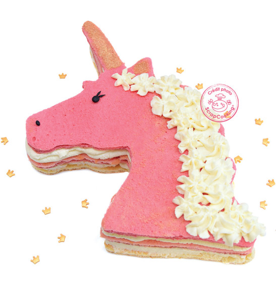 XXL stainless steel Unicorn cookie cutter mould