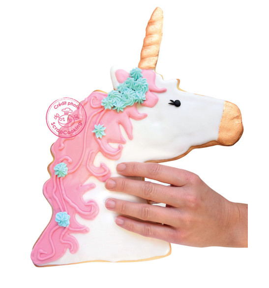 Xxl Stainless Steel Unicorn Cookie Cutter Mould