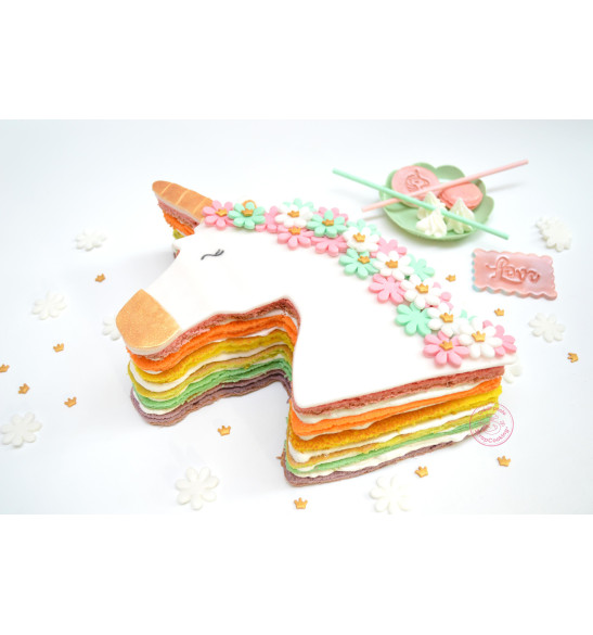 Moule découpoir XXL inox Licorne