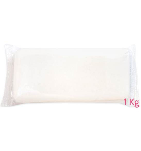 Pâte à sucre spéciale couverture blanche 1 Kg Pâte à sucre spéciale couverture blanche 1 Kg