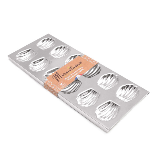 Moule à madeleines 12 empreintes Moule à madeleines 12 empreintes