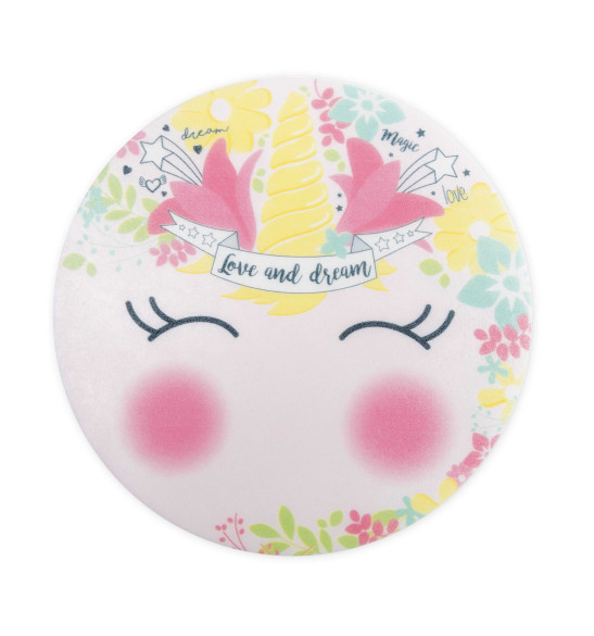1 Unicorn edible wafer cake topper Ø 15 cm 1 Unicorn edible wafer cake topper Ø 15 cm